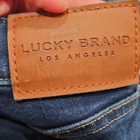 Lucky Brand High Rise Dark Blue Jeans - Picture 9 of 11